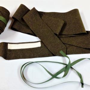 Bandes molletières cintrées kaki