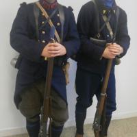 Chasseur alpin et soldat 1914